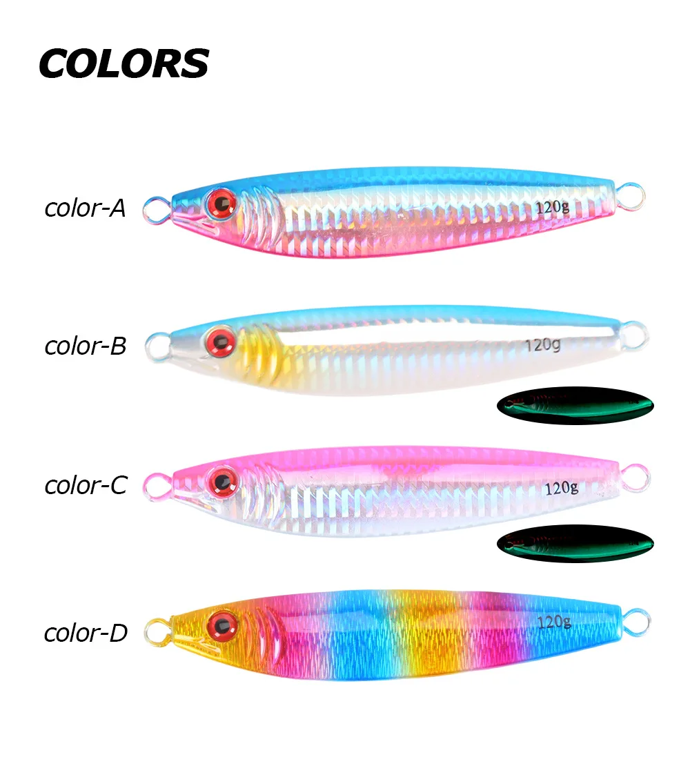 Iron-Plate Lure Snake-Shaped Model S 4 Colors Slow-Rolling ABS Pencil Lure - view 1