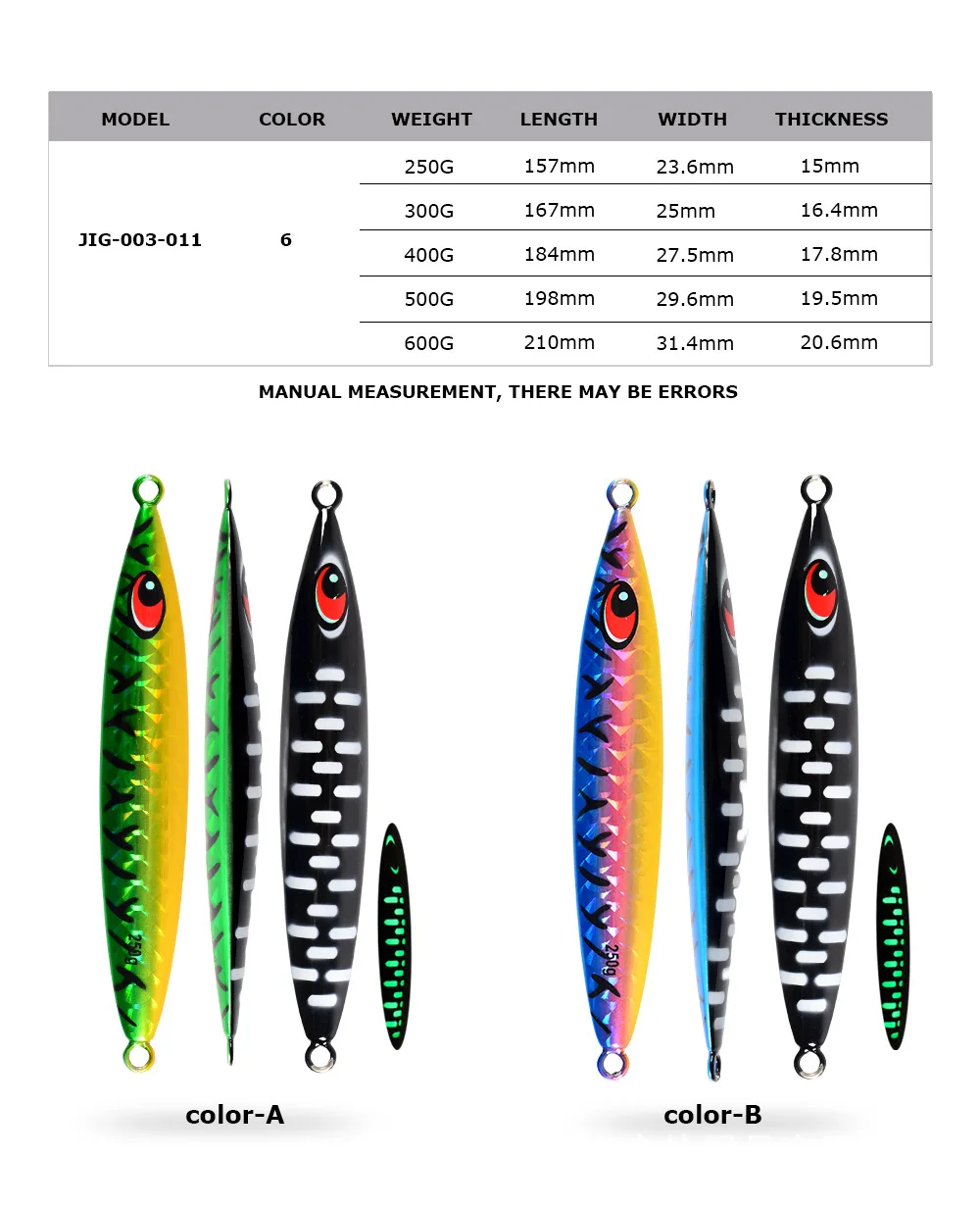 Sea Fishing Artificial Hard Bait Luminous Slow-Rolling ABS Pencil Lure - view 15