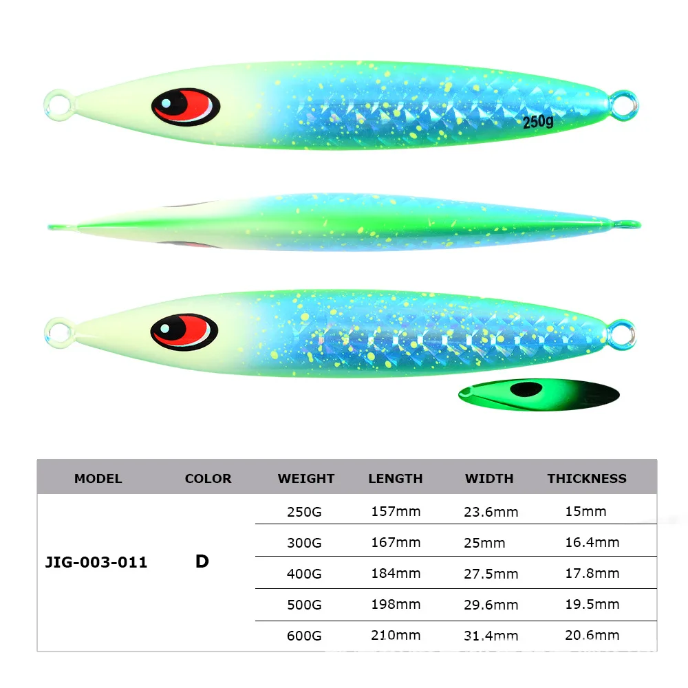 Sea Fishing Artificial Hard Bait Luminous Slow-Rolling - Pencil Lure by Cheery