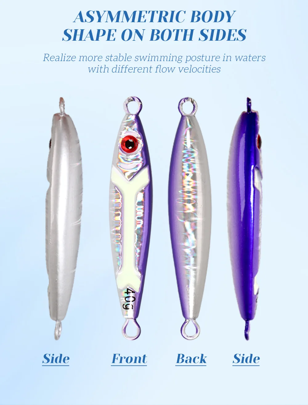 Tuolu Cross-Border Xiaopang Metal Jig Lure Long-Cast Slow-Rolling ABS Pencil Lure - view 12