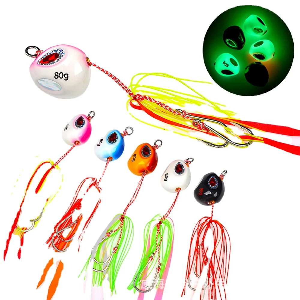 Alien Yan Yue 60-200g Luminous Lure Jigging Lead Artificial Hard ABS Pencil Lure - view 3