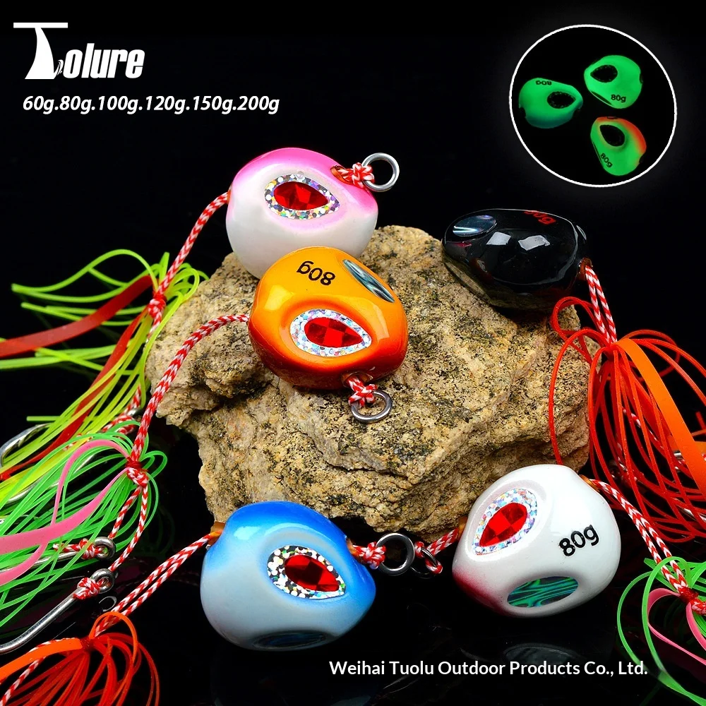 Alien Yan Yue 60-200g Luminous Lure Jigging Lead Artificial Hard ABS Pencil Lure - view 7