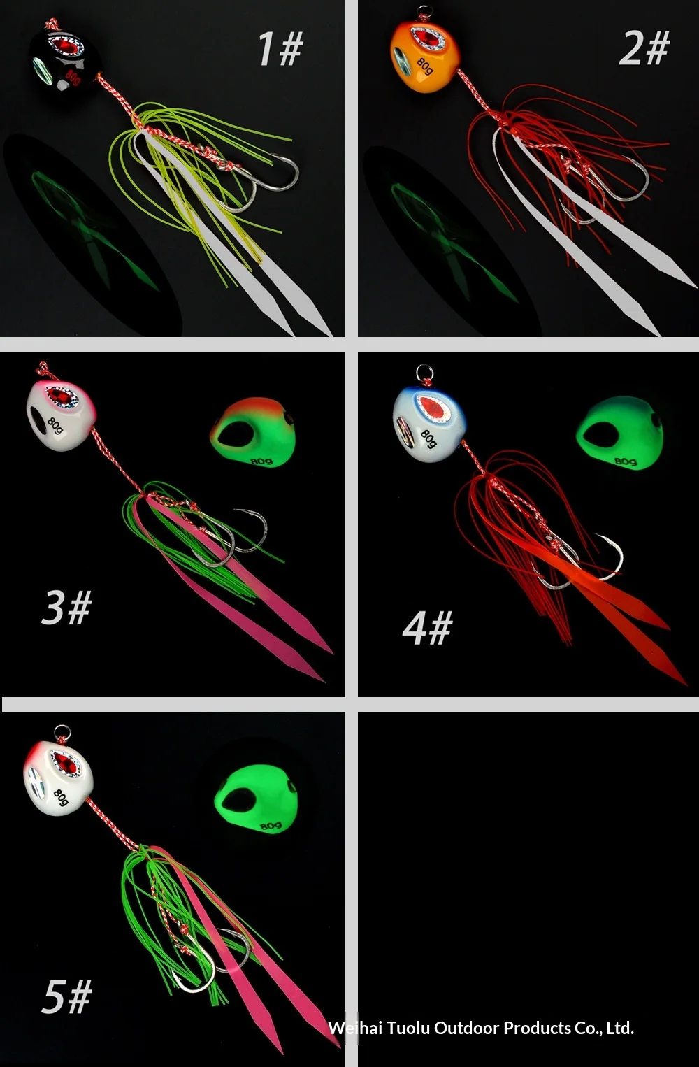 Alien Yan Yue 60-200g Luminous Lure Jigging Lead Artificial Hard ABS Pencil Lure - view 12