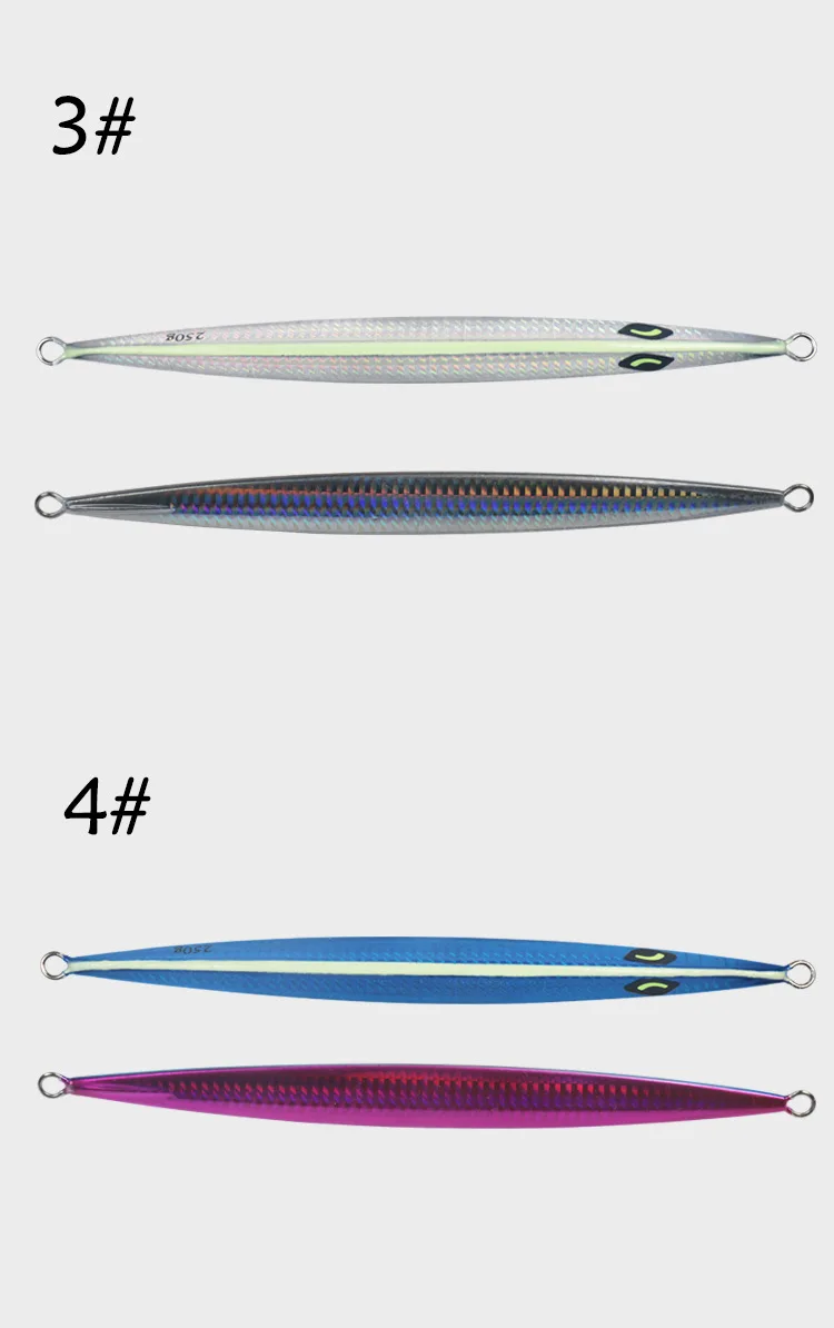 Glow-in-the-Dark Iron Plate Lead Fish Jig Bait for Deep-Sea Boat ABS Pencil Lure - view 9