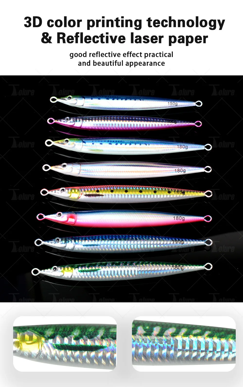Toplure Little Jack Bionic Lure Artificial Hard Bait Shore ABS Pencil Lure - view 2