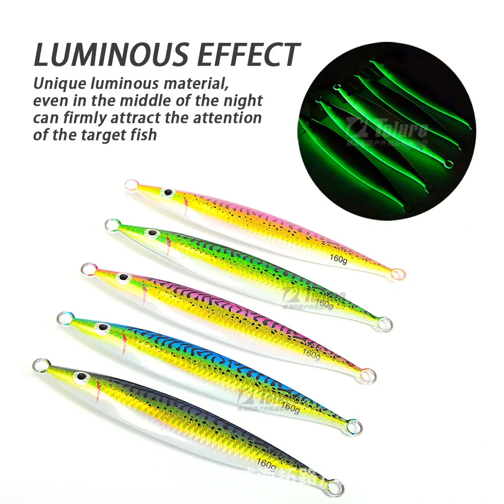 Glow-in-the-Dark 3D-Printed UV Artificial Hard Bait 120g-200g ABS Pencil Lure - view 8
