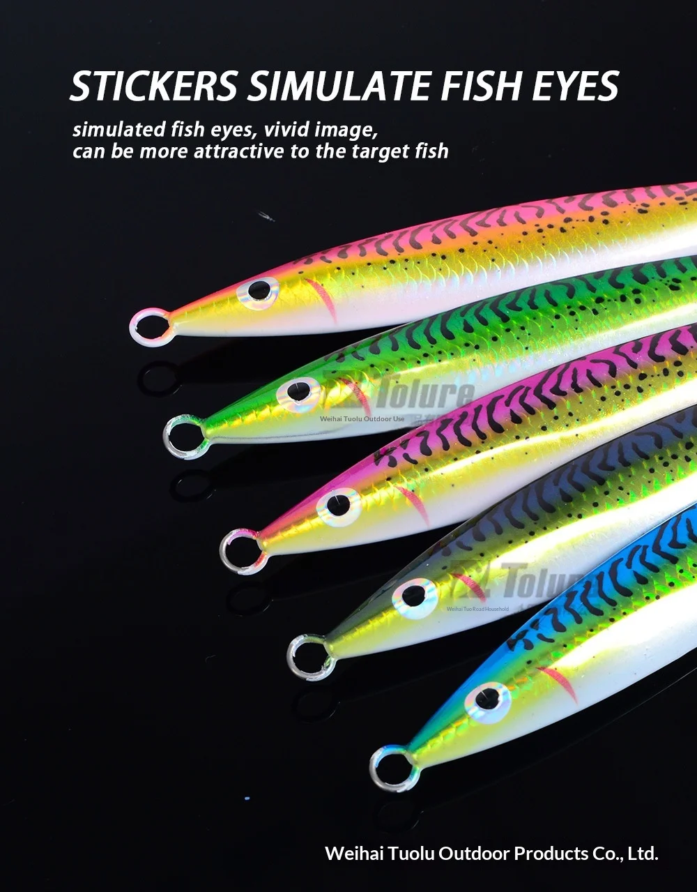 Glow-in-the-Dark 3D-Printed UV Artificial Hard Bait 120g-200g ABS Pencil Lure - view 9