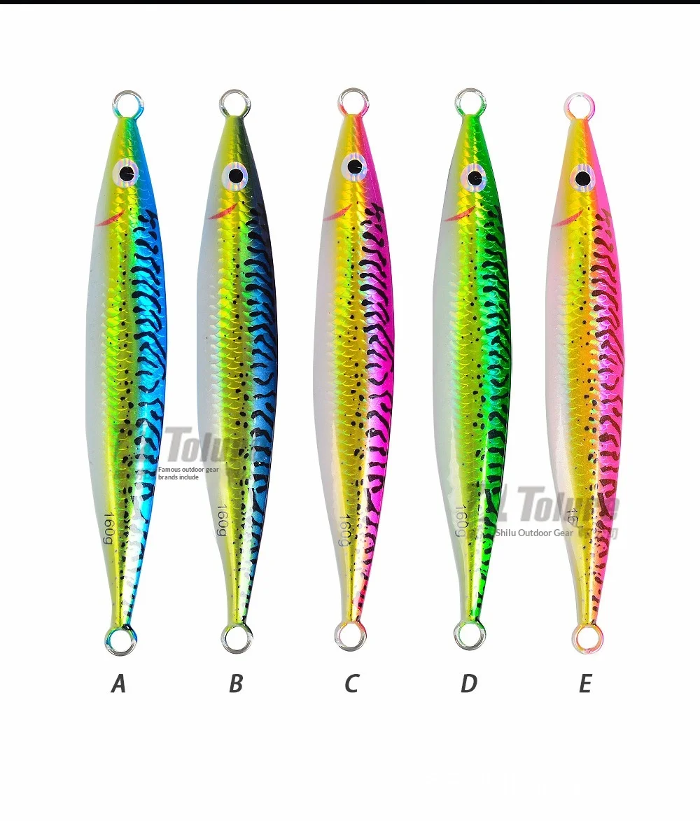 Glow-in-the-Dark 3D-Printed UV Artificial Hard Bait 120g-200g ABS Pencil Lure - view 12