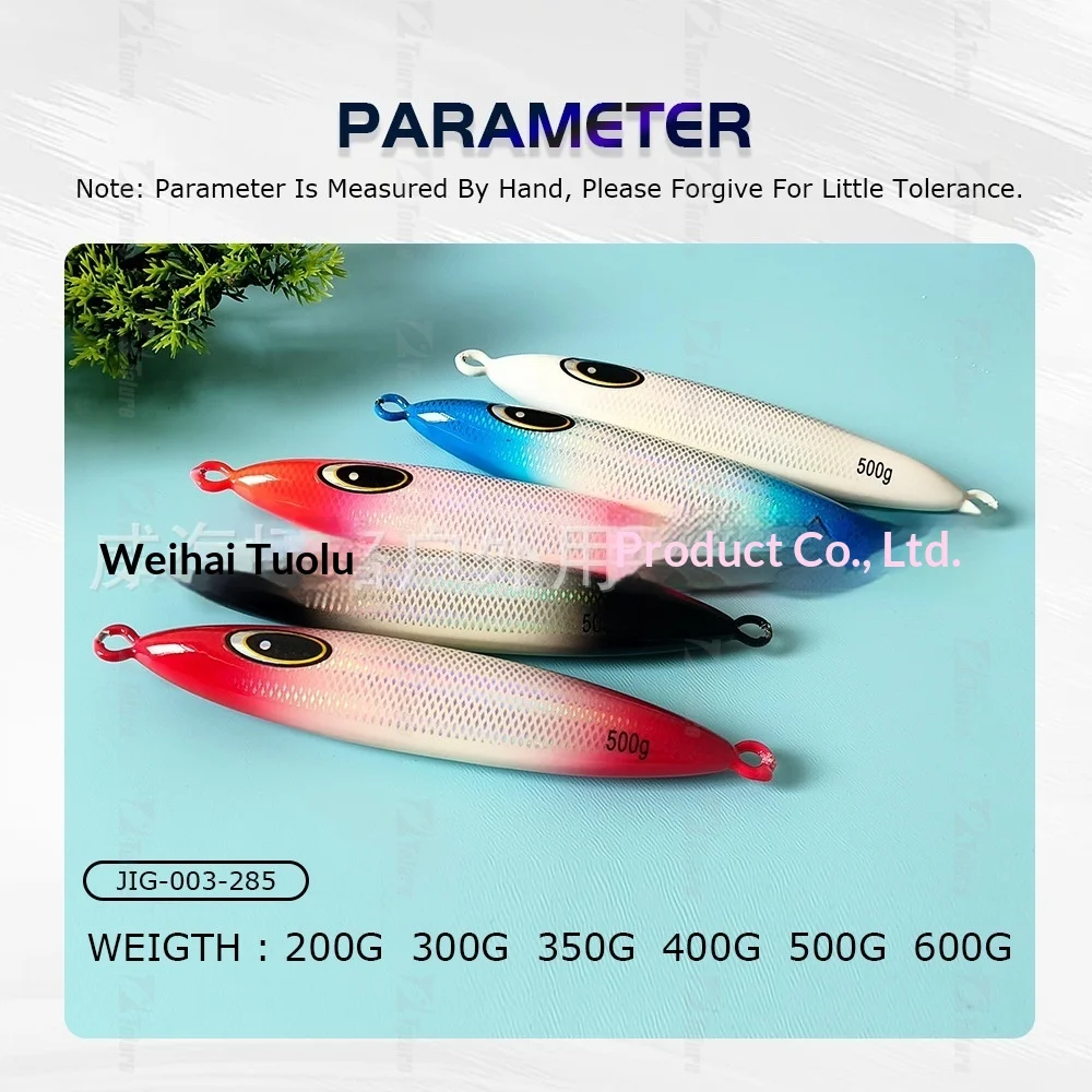 Road-Opening Big Heavy-Pound Fat-Type Night-Glow Jig 200g-600g ABS Pencil Lure - view 17