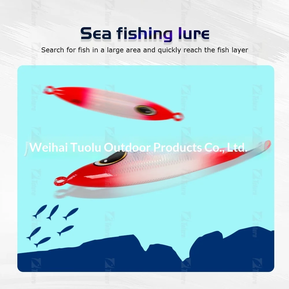 Road-Opening Big Heavy-Pound Fat-Type Night-Glow Jig 200g-600g ABS Pencil Lure - view 1