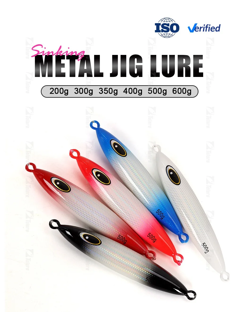 Road-Opening Big Heavy-Pound Fat-Type Night-Glow Jig 200g-600g ABS Pencil Lure - view 7