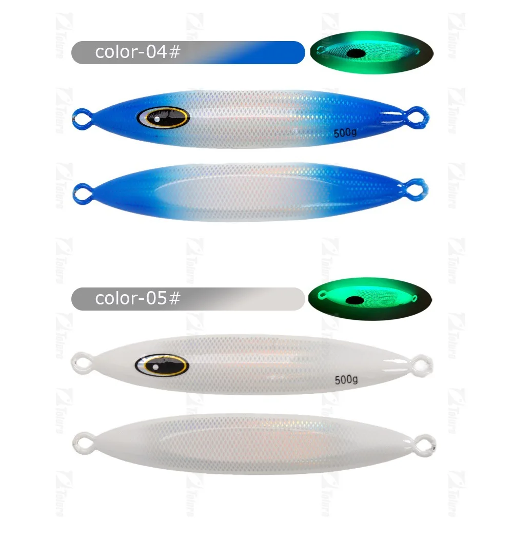 Road-Opening Big Heavy-Pound Fat-Type Night-Glow Jig 200g-600g ABS Pencil Lure - view 8