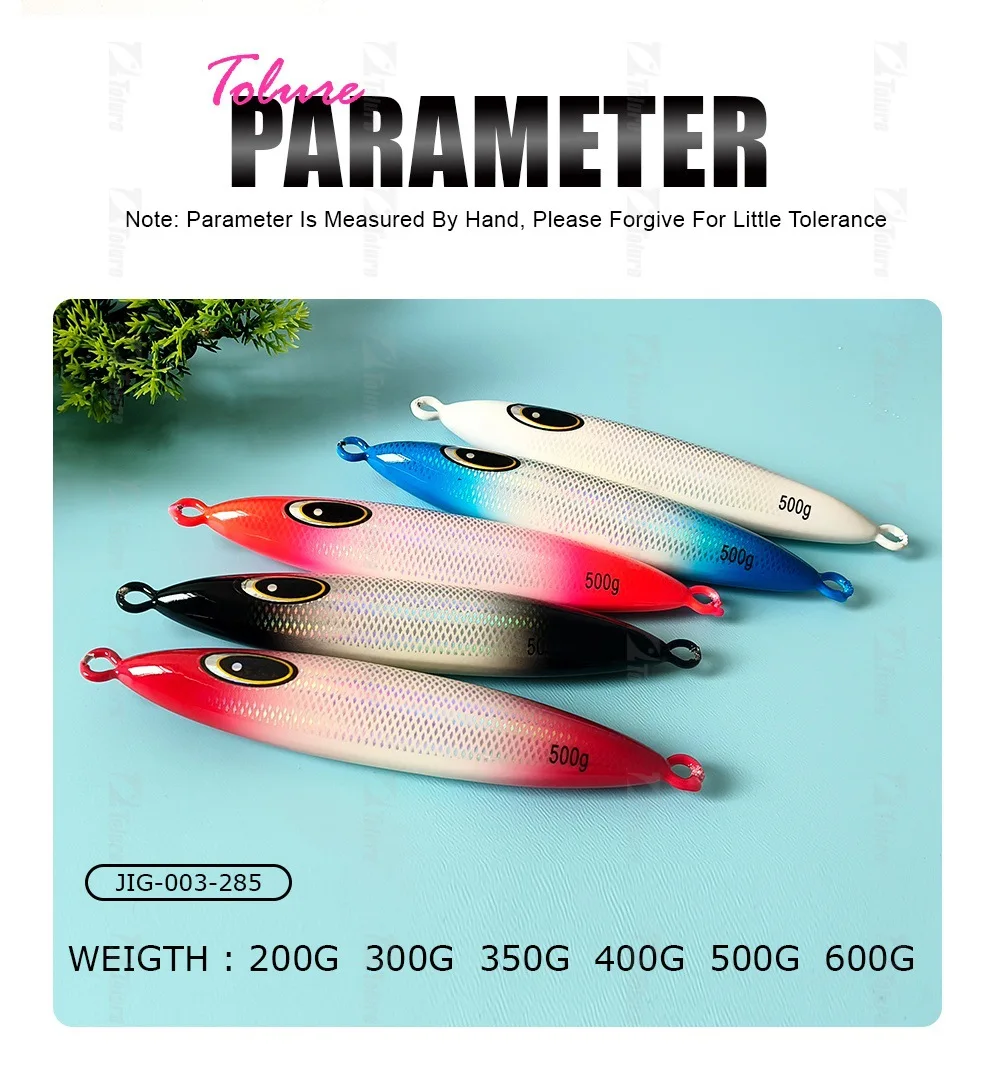 Road-Opening Big Heavy-Pound Fat-Type Night-Glow Jig 200g-600g ABS Pencil Lure - view 9