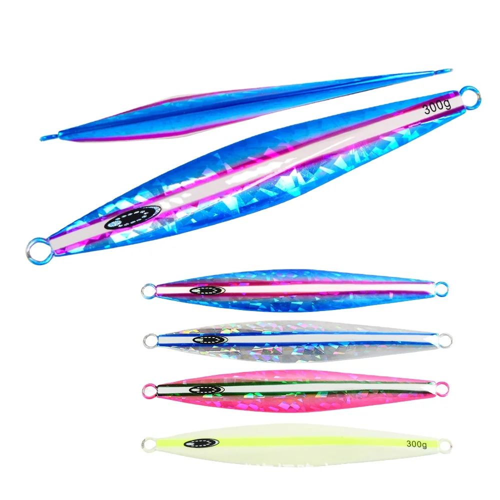 Sea Fishing Luminous Laser Imitation Bionic Metal Jig Lead Fish