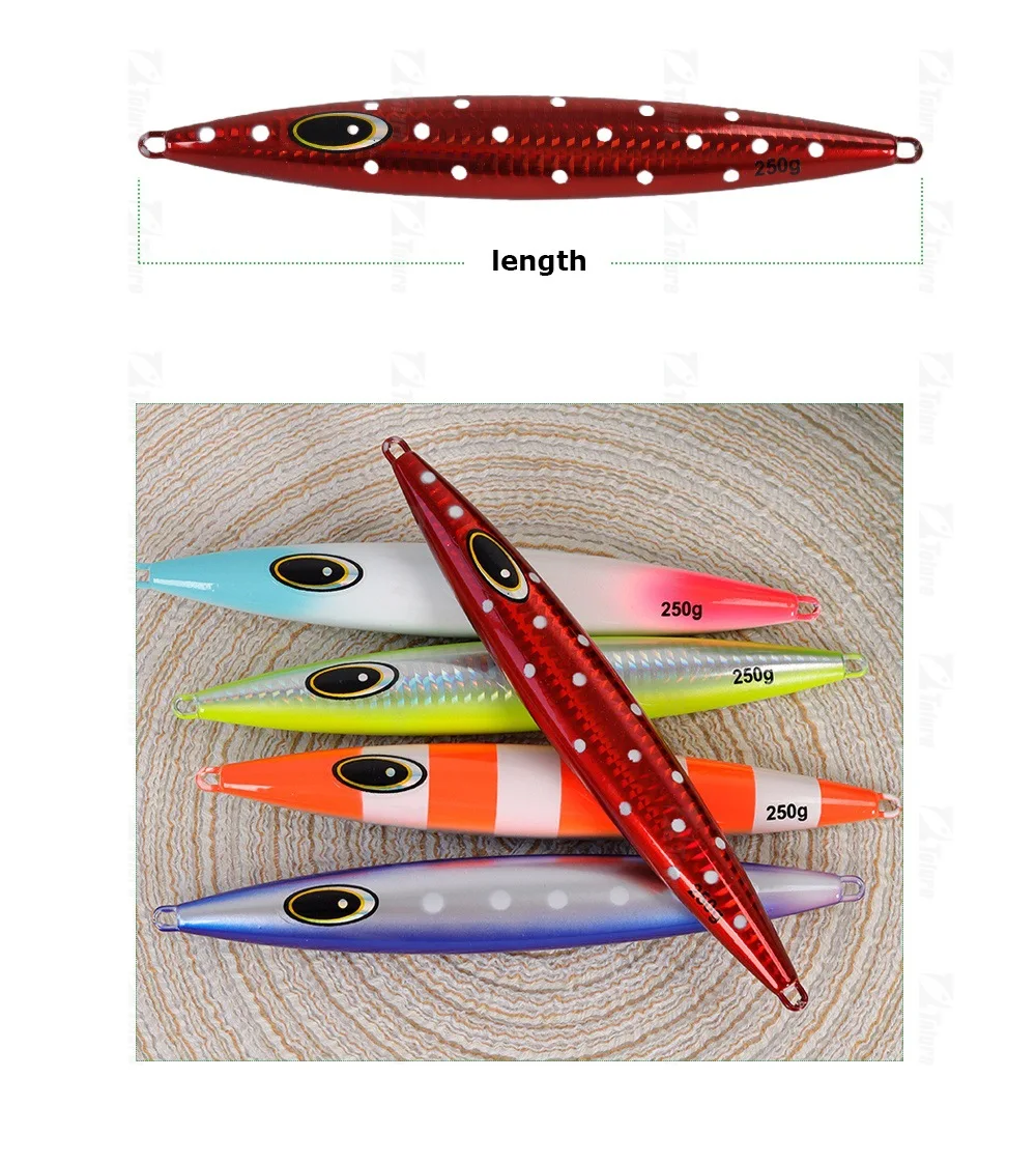 Sea Fishing Lure Metal Jig Night-Luminous Slow-Rolling 150g-600g ABS Pencil Lure - view 5