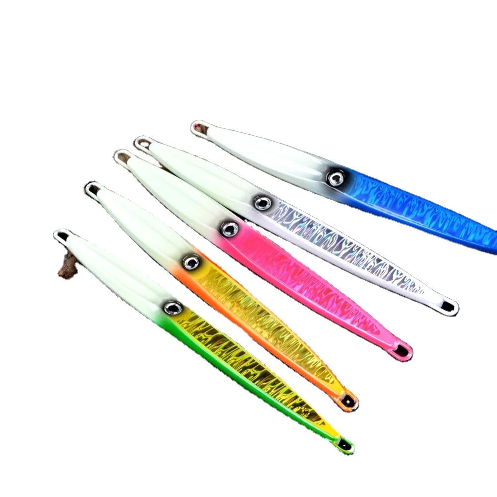 Sea Fishing Luminous Slow-Jerking Metal Jig 40g-500g Heavy Bait