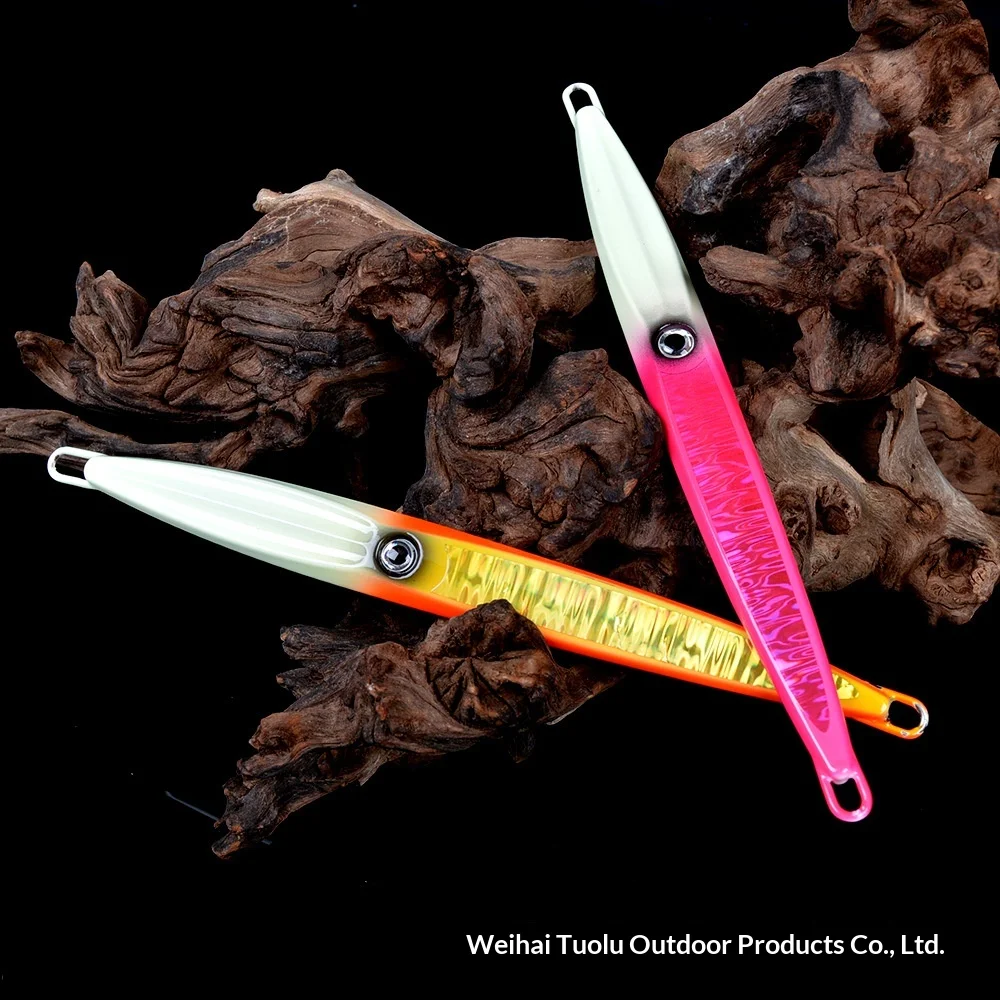 Sea Fishing Luminous Slow-Jerking Metal Jig 40g-500g Heavy Bait ABS Pencil Lure - view 14