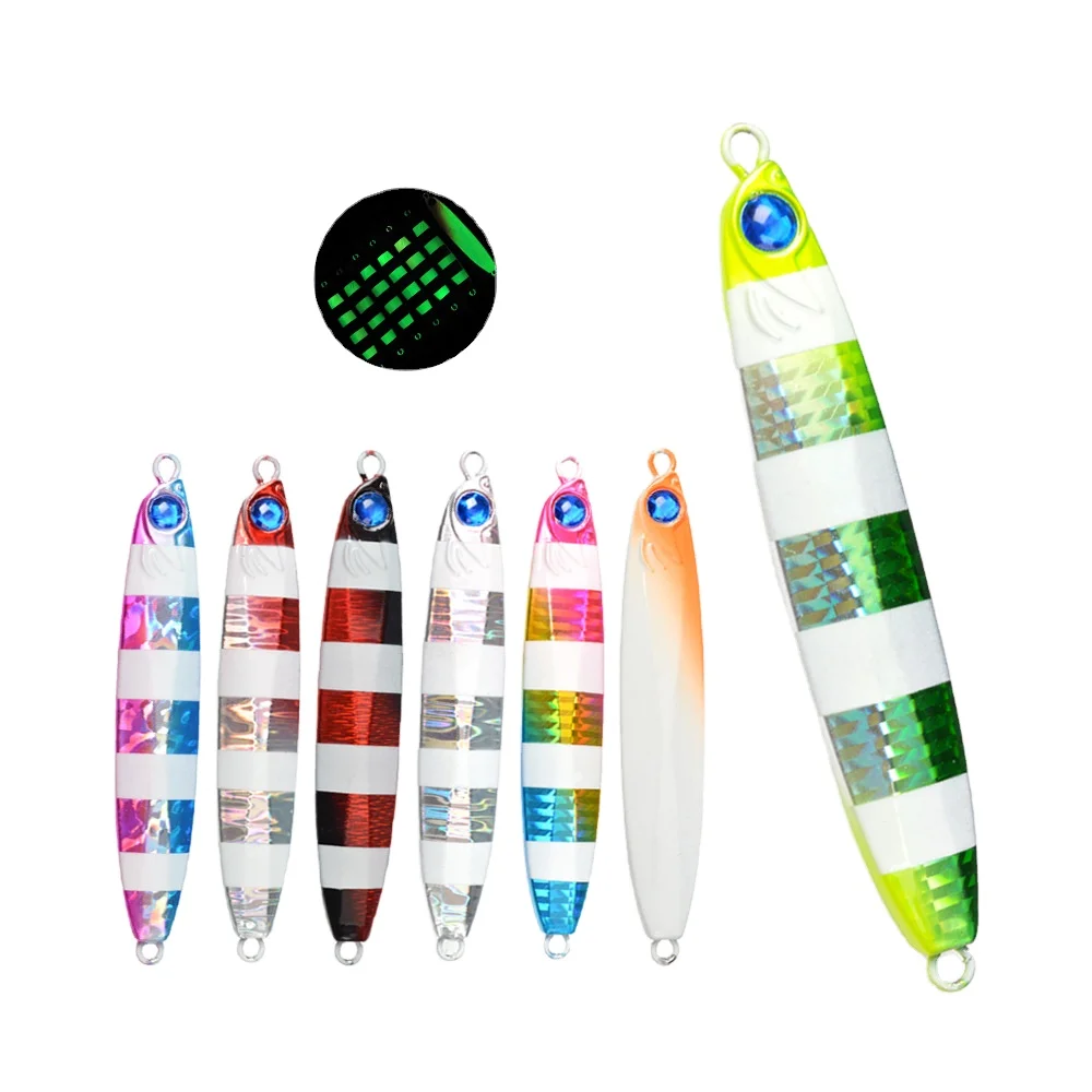 Sea Fishing Boat Casting Metal Jig Lure 80g 100g Fast Retrieve ABS Pencil Lure - view 17
