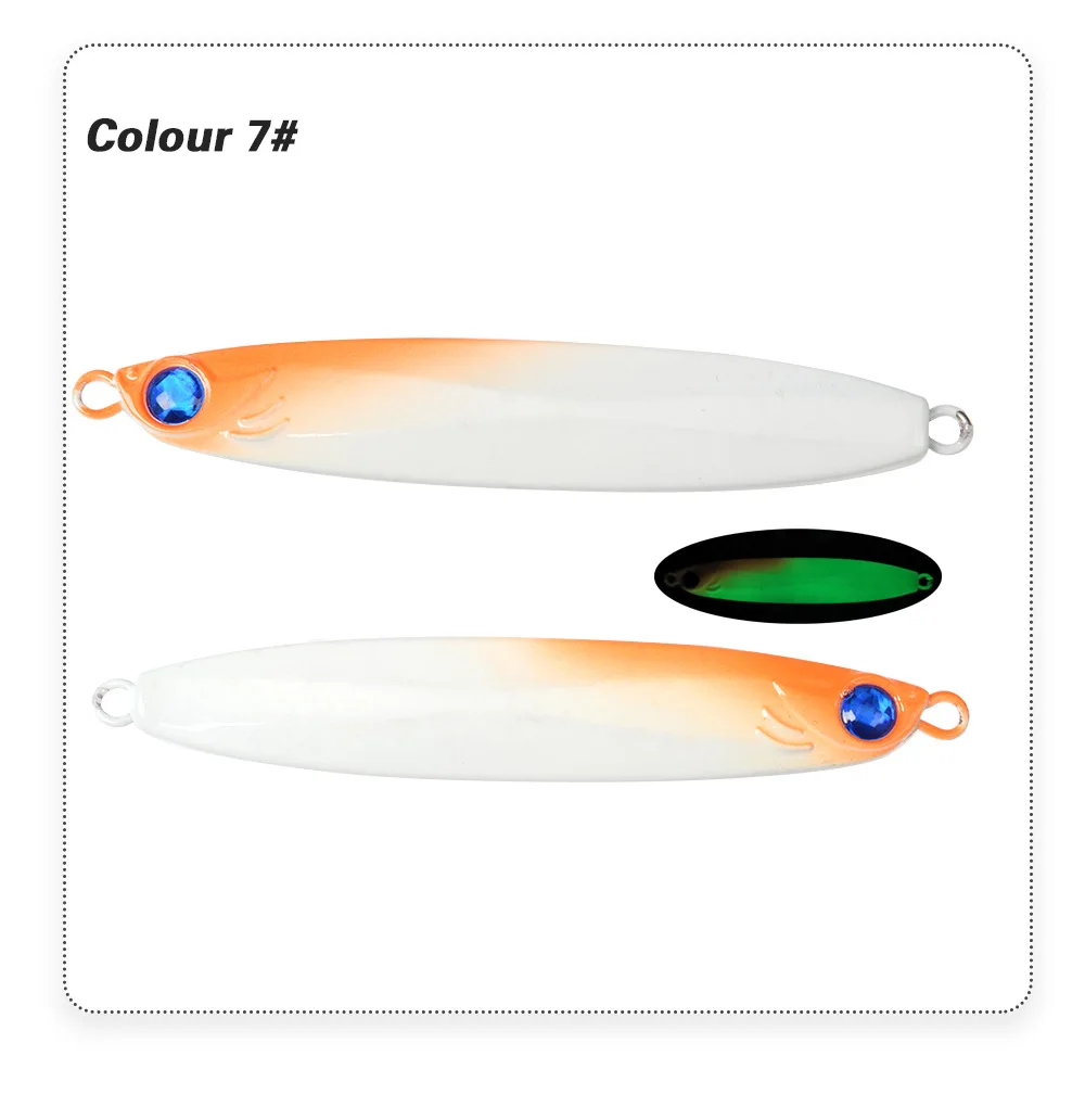 Sea Fishing Boat Casting Metal Jig Lure 80g 100g Fast Retrieve ABS Pencil Lure - view 6