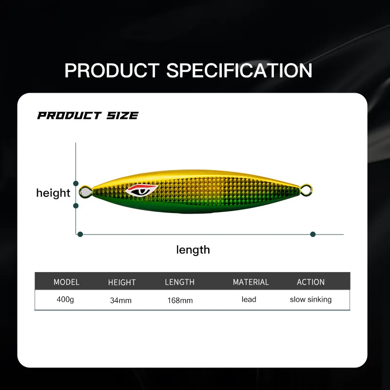 Deep-Sea Boat Fishing Artificial Hard Bait Slow-Rolling Luminous ABS Pencil Lure - view 15