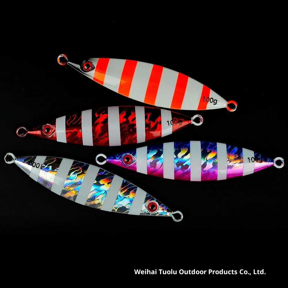 TL Luminous Slow-Rolling Metal Jig Lure 3D Bionic Eyes Saltwater ABS Pencil Lure - view 6