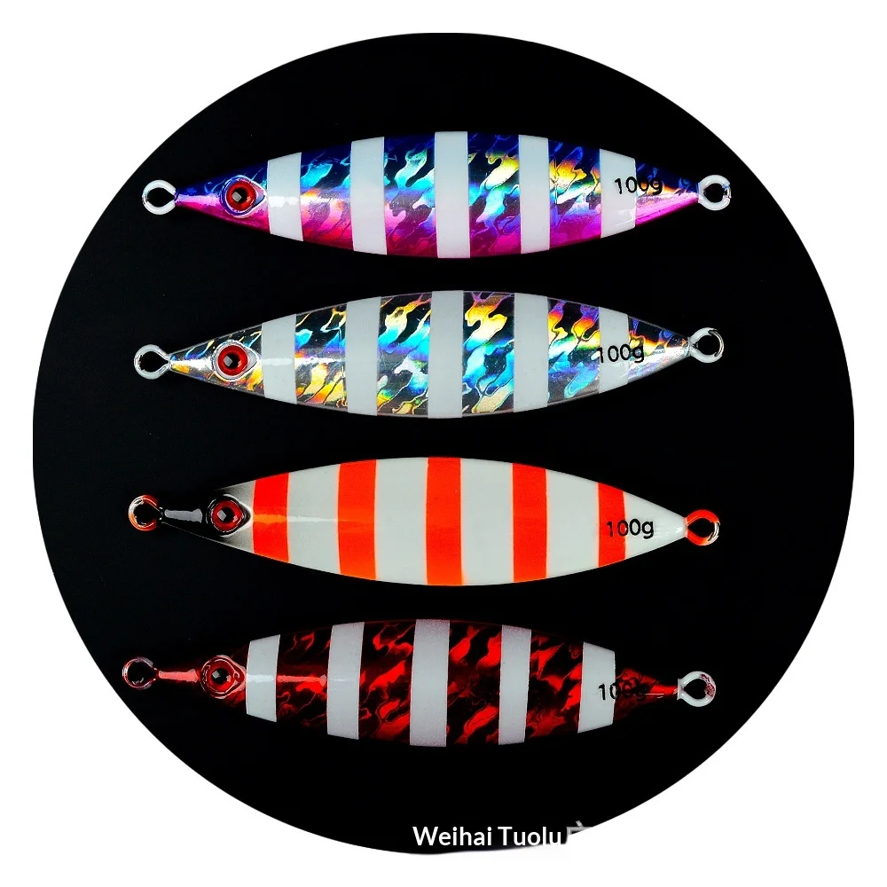 TL Luminous Slow-Rolling Metal Jig Lure 3D Bionic Eyes Saltwater ABS Pencil Lure - view 10