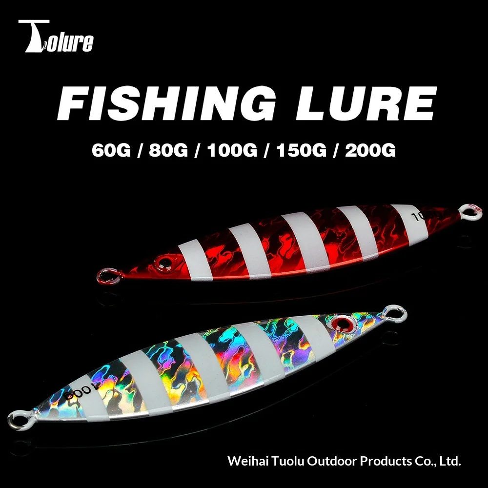 TL Luminous Slow-Rolling Metal Jig Lure 3D Bionic Eyes Saltwater ABS Pencil Lure - view 12