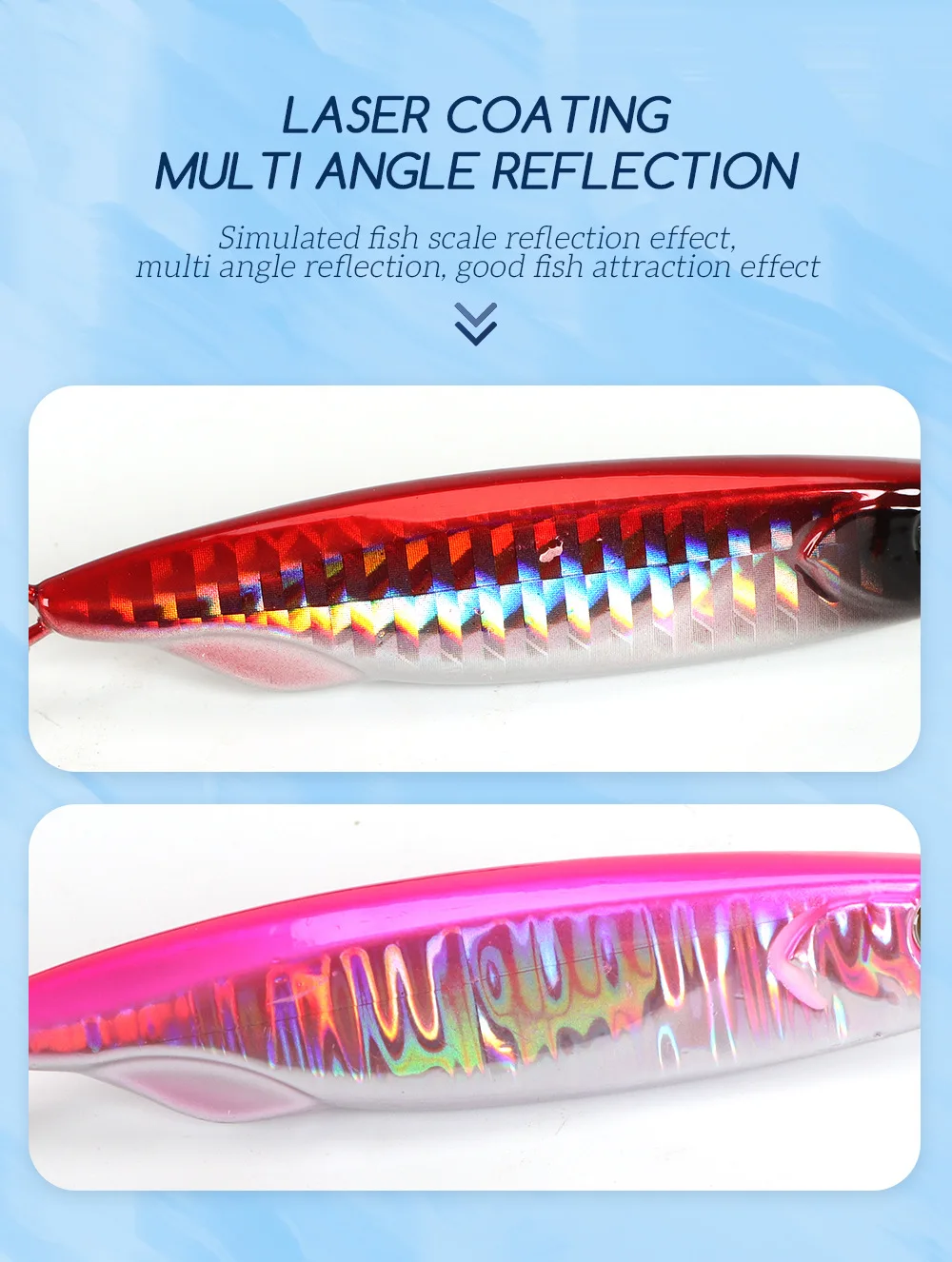 Metal Jig Lure for Shore & Long-Distance Casting Artificial ABS Pencil Lure - view 3