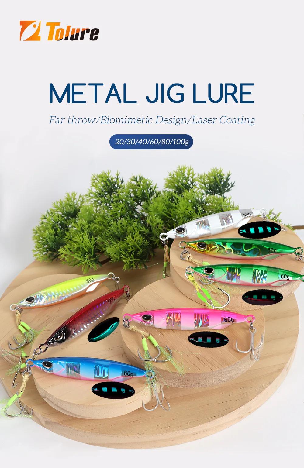 Metal Jig Lure for Shore & Long-Distance Casting Artificial ABS Pencil Lure - view 4