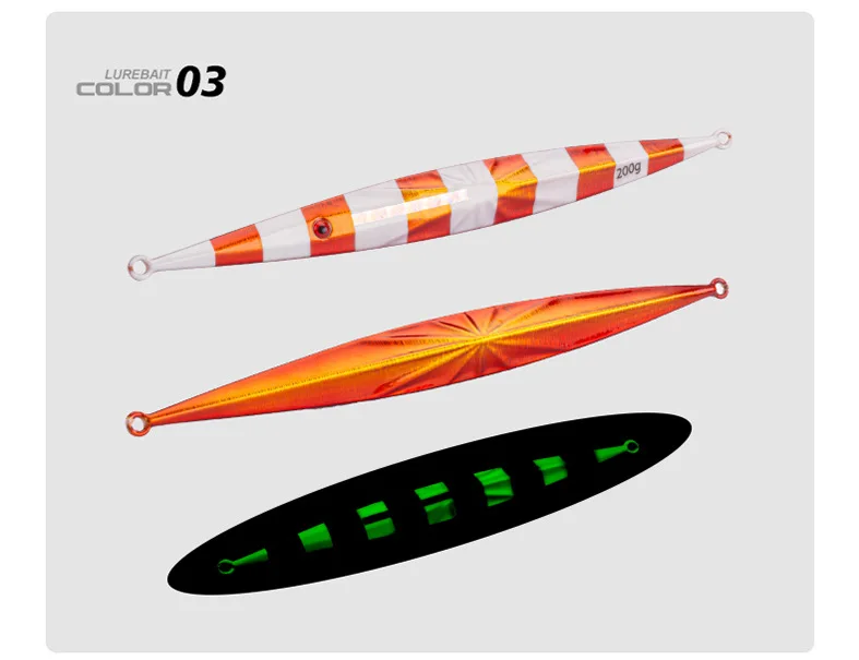Jig Slow-Shaking Sea Fishing Boat Iron Plate Lead Fish ABS Pencil Lure - view 9
