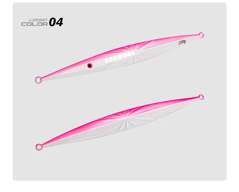Jig Slow-Shaking Sea Fishing Boat Iron Plate Lead Fish ABS Pencil Lure - view 12