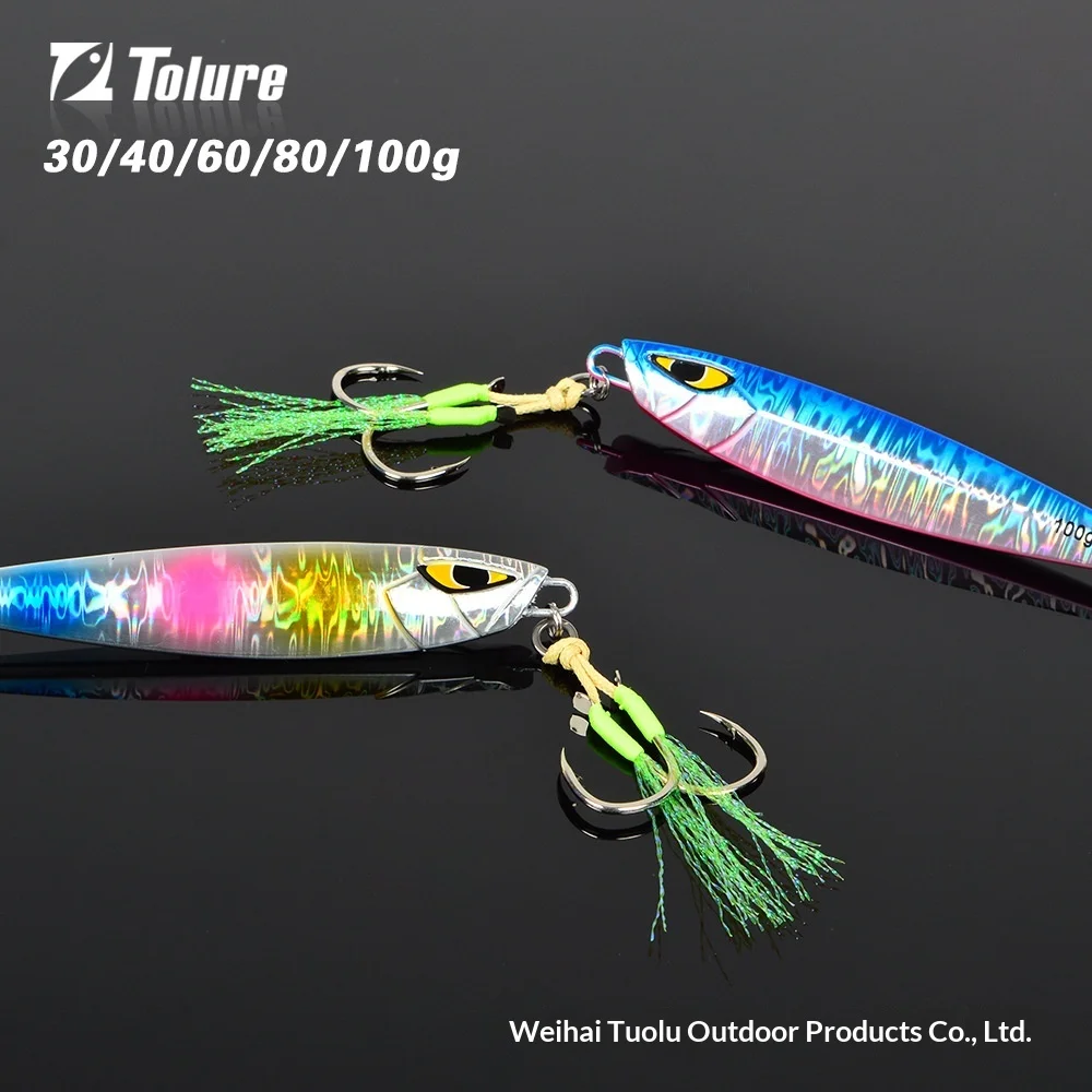 Hot-Selling New Arrival Laser 30g-100g Sea Fishing Mackerel Metal Jig ABS Pencil Lure - view 14