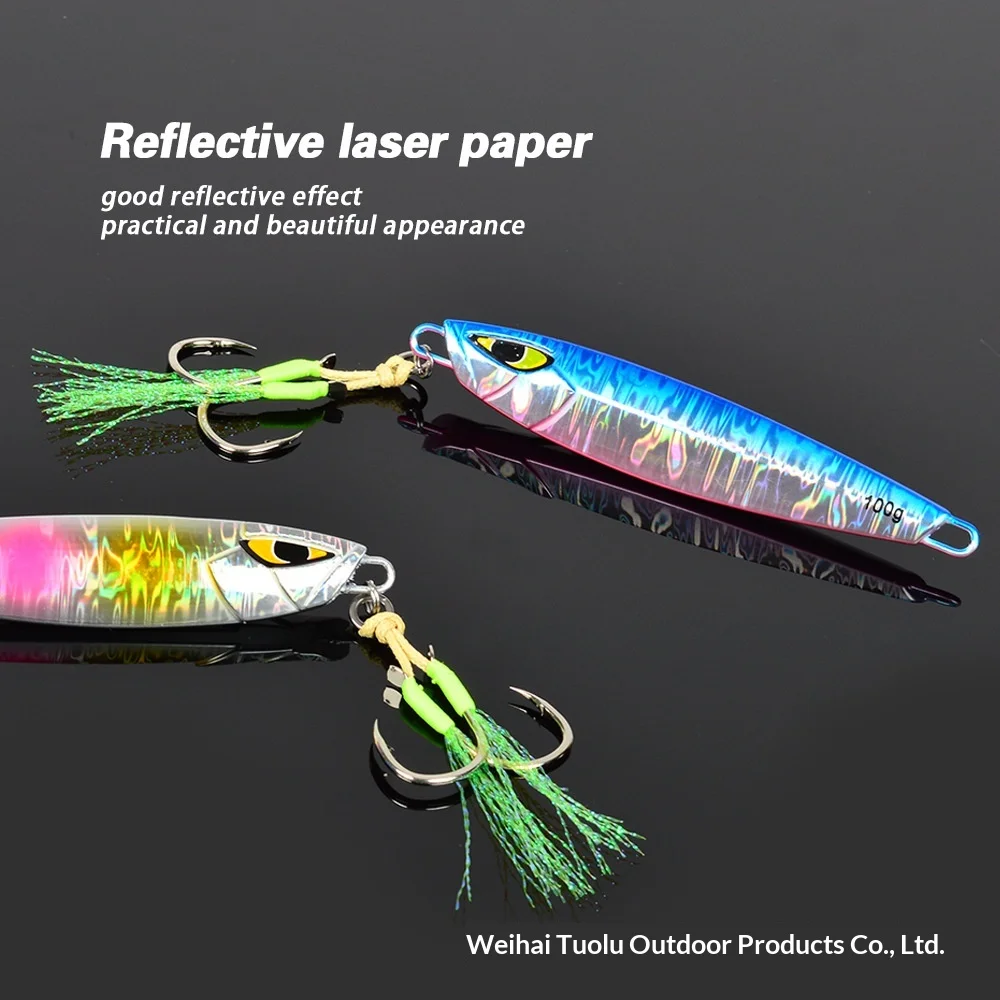 Hot-Selling New Arrival Laser 30g-100g Sea Fishing Mackerel Metal Jig ABS Pencil Lure - view 1