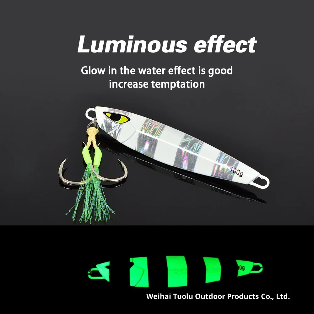 Hot-Selling New Arrival Laser 30g-100g Sea Fishing Mackerel Metal Jig ABS Pencil Lure - view 3