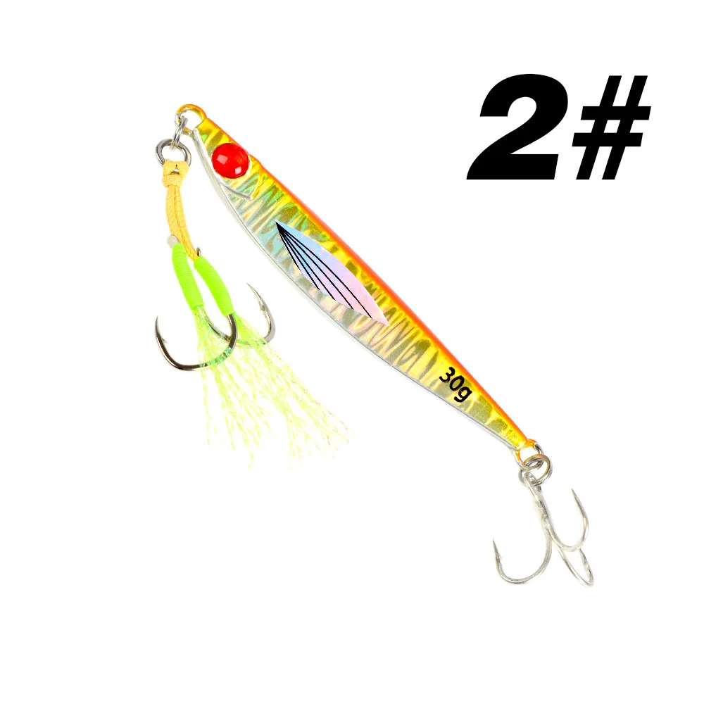 Shore & Boat Sea Fishing Iron Plate Metal Jig No Hooks ABS Pencil Lure - view 10