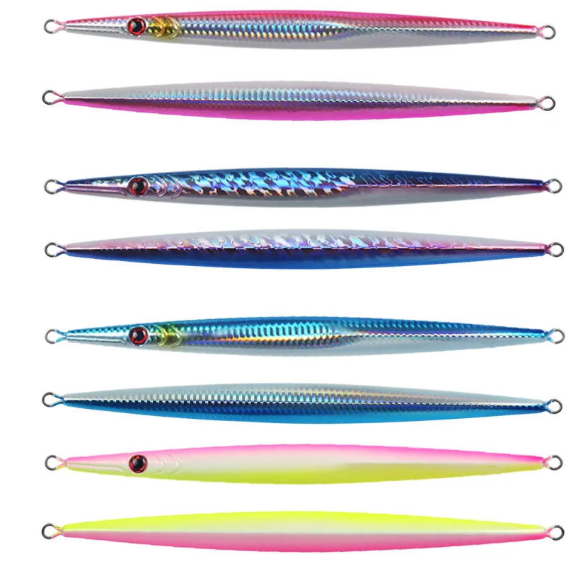 Iron Plate Lead Lure Slow Shake Long Strip Fast-Sinking Quick