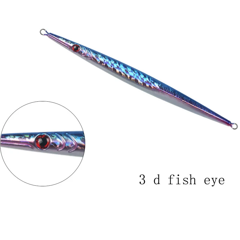 Iron Plate Lead Lure Slow Shake Long Strip Fast-Sinking Quick ABS Pencil Lure - view 2