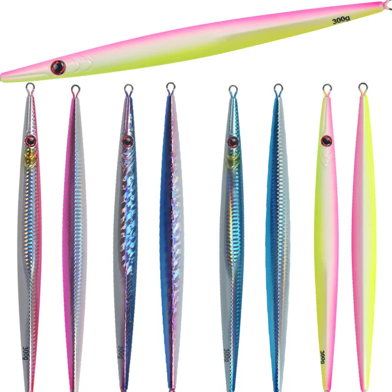 Iron Plate Lead Lure Slow Shake Long Strip Fast-Sinking Quick ABS Pencil Lure - view 3