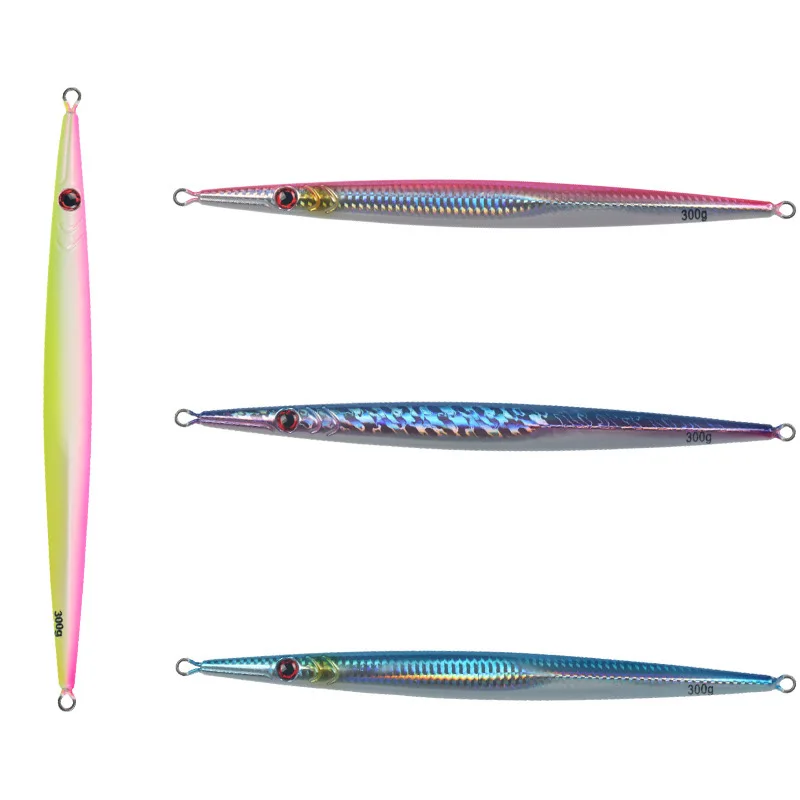 Iron Plate Lead Lure Slow Shake Long Strip Fast-Sinking Quick ABS Pencil Lure - view 4