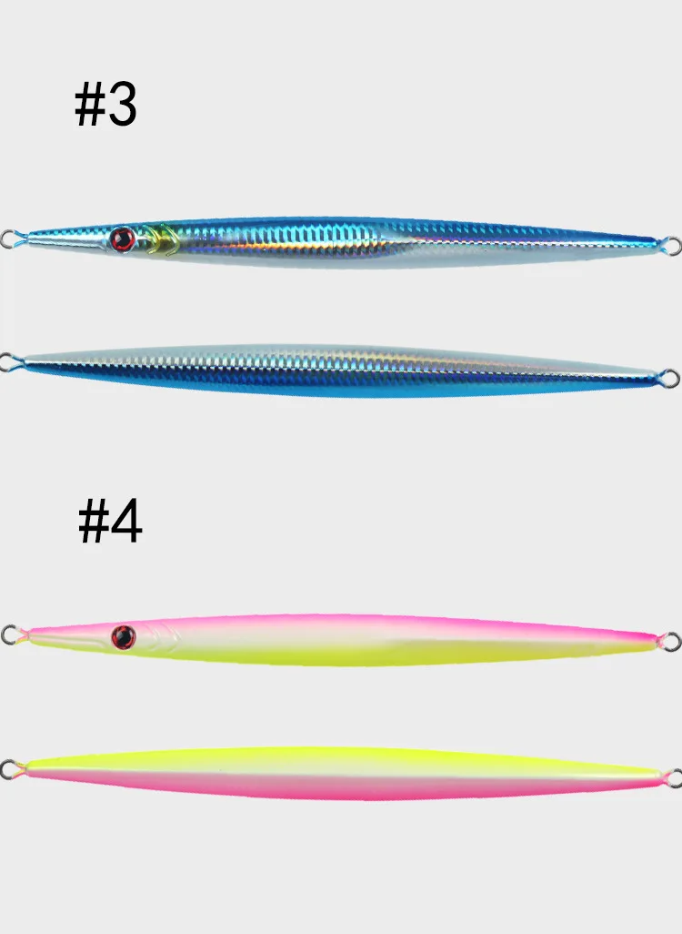 Iron Plate Lead Lure Slow Shake Long Strip Fast-Sinking Quick ABS Pencil Lure - view 10