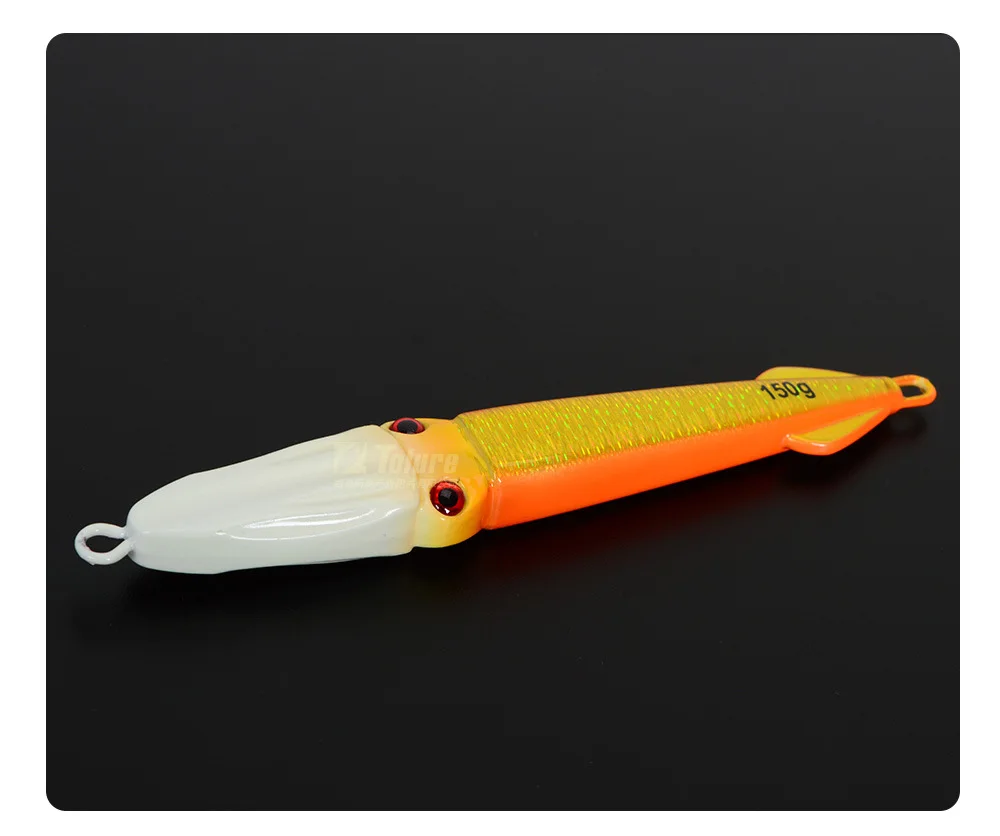 Luminous Laser Squid Jig 100g 150g Lead Artificial Hard Bait ABS Pencil Lure - view 5