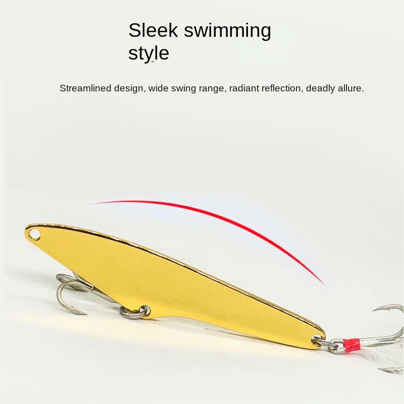 Lexin Qiandao Lake Broadsword VIB Sequins Luya Ultra-far Shore Metal Jig ABS Pencil Lure - view 5