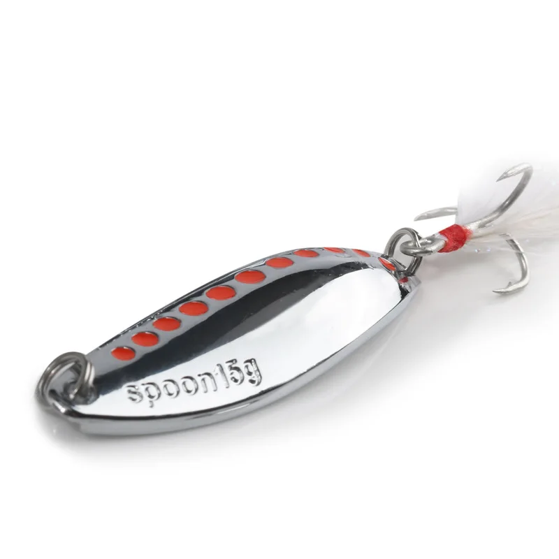 New Red Dot Leech Luya Sequin Zinc Alloy Artificial Hard Bait
