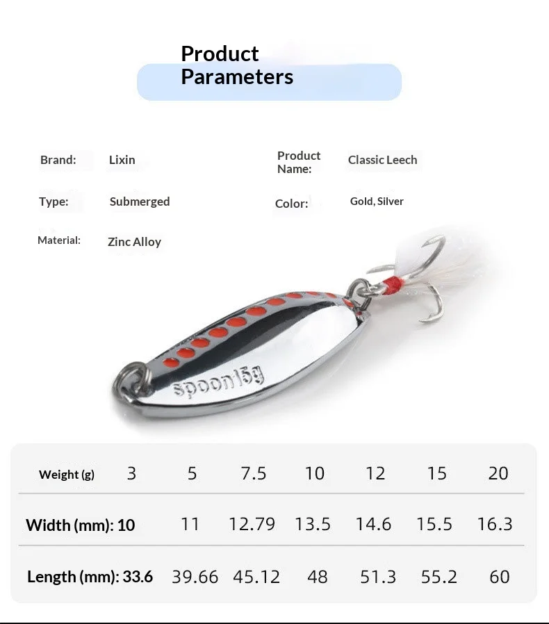 New Red Dot Leech Luya Sequin Zinc Alloy Artificial Hard Bait ABS Pencil Lure - view 11