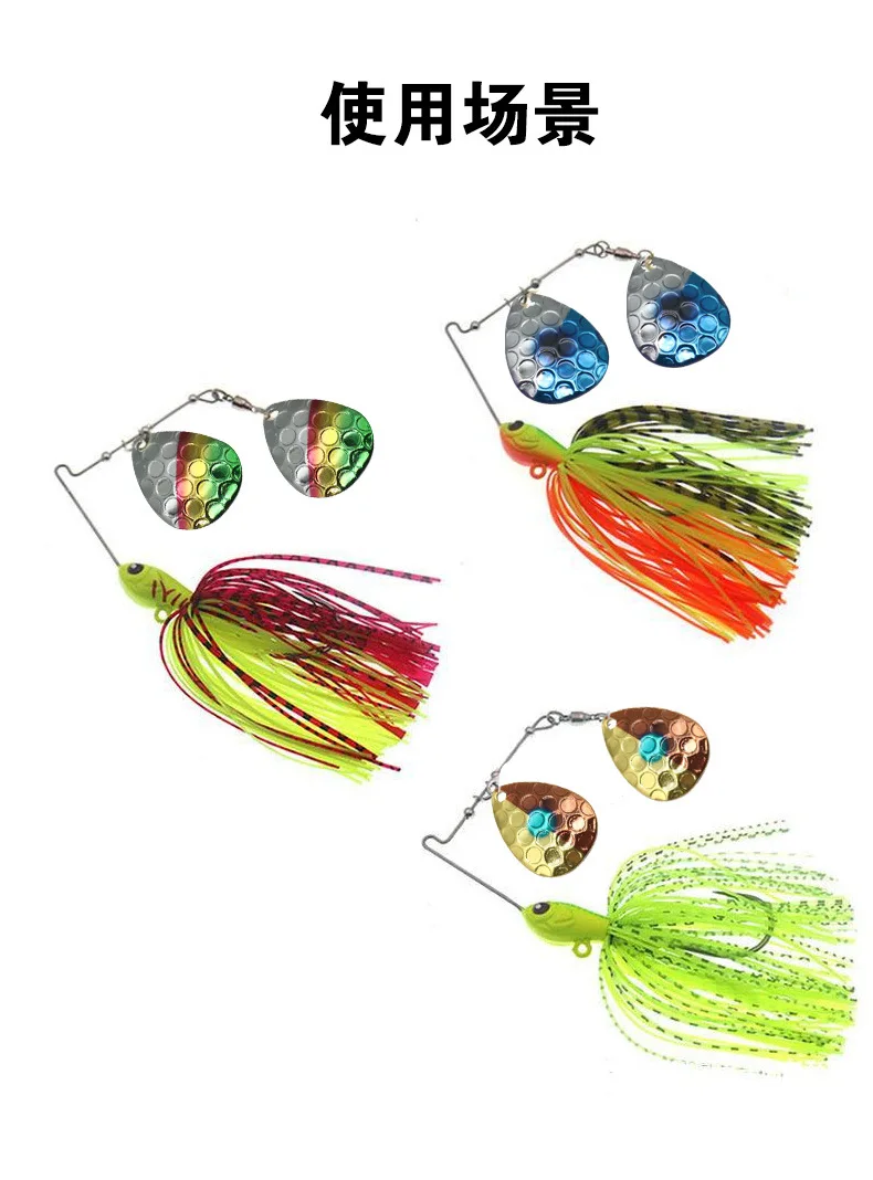 Iron Bass Noise Spinner Lure Bait with Colorful Design DIY ABS Pencil Lure - view 17