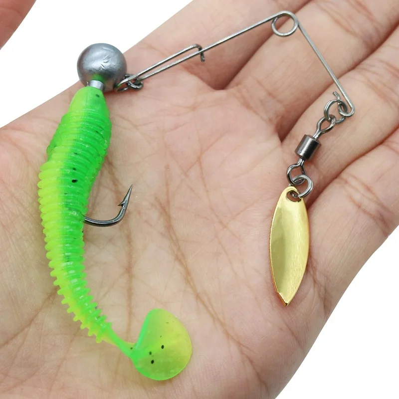 [10-Piece Pack] Lexin Composite Rotating Sequins Lure Stainless ABS Pencil Lure - view 4