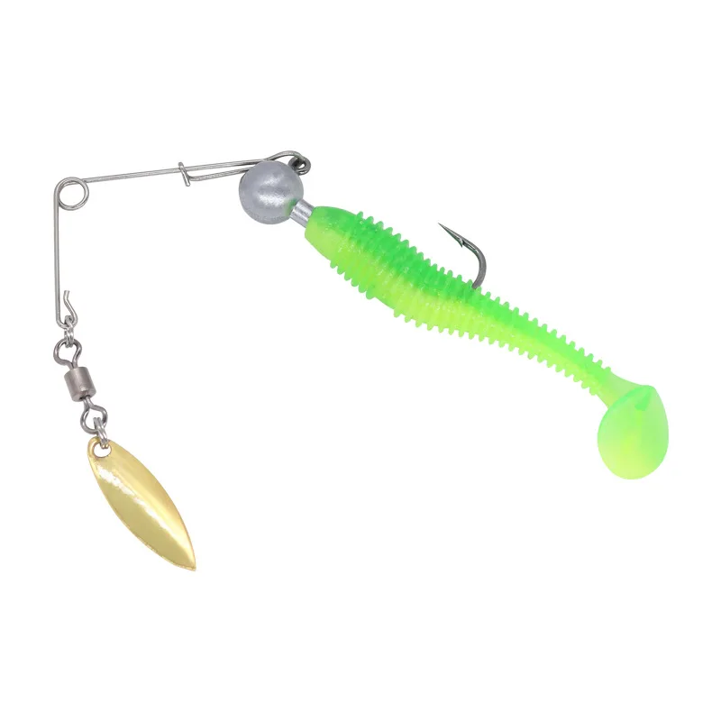 [10-Piece Pack] Lexin Composite Rotating Sequins Lure Stainless ABS Pencil Lure - view 5