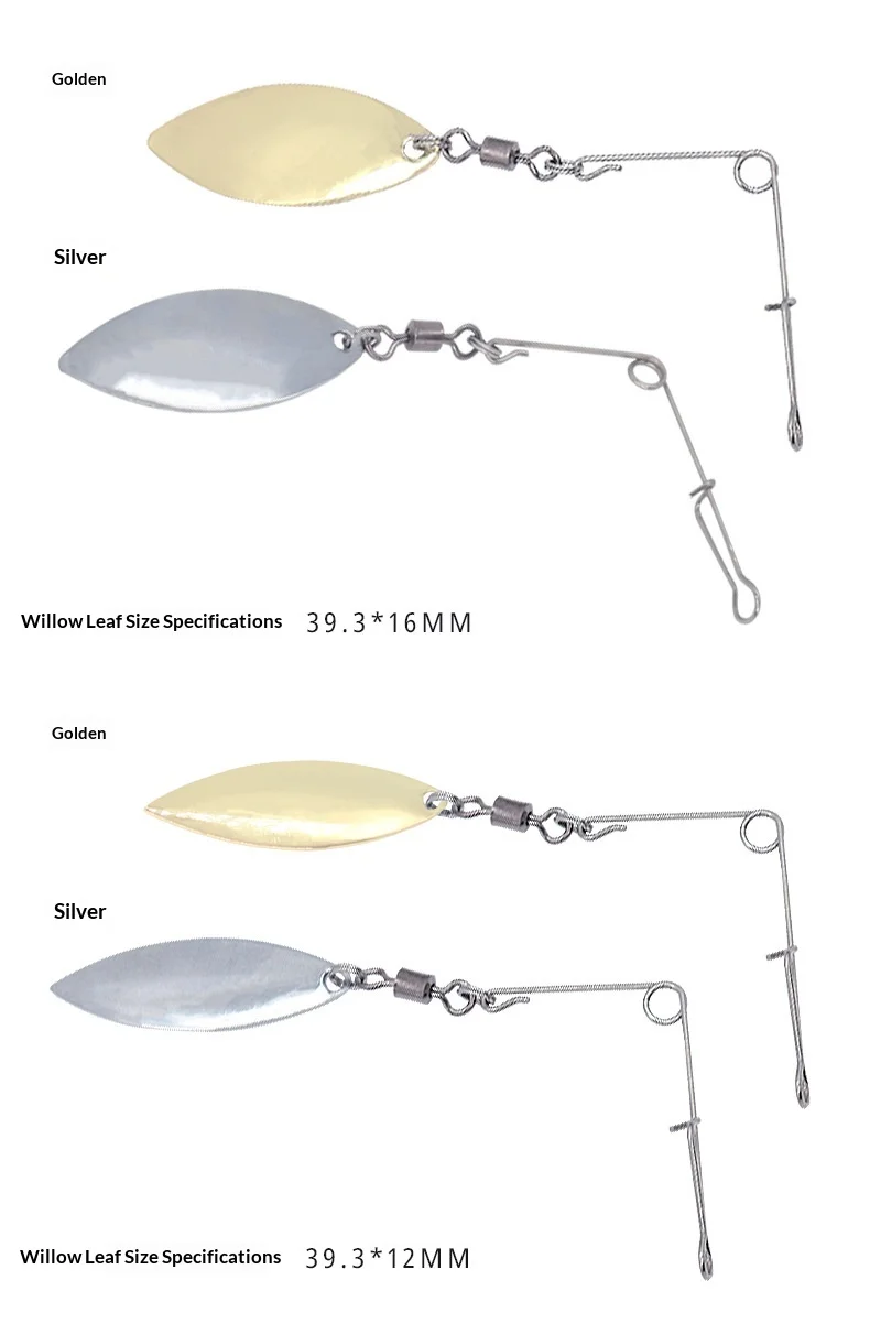[10-Piece Pack] Lexin Composite Rotating Sequins Lure Stainless ABS Pencil Lure - view 12