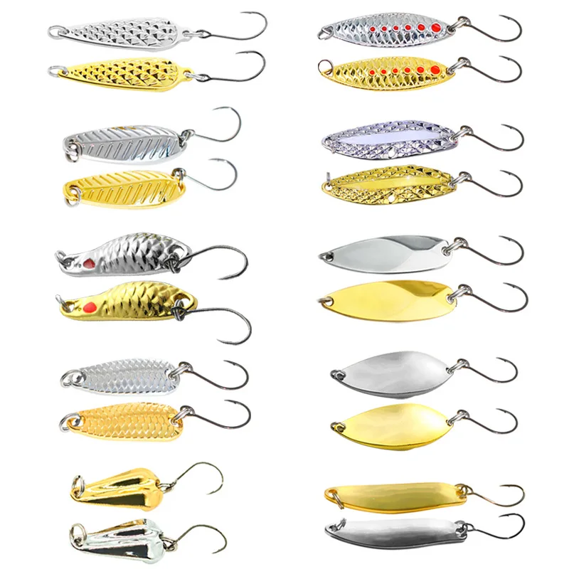 Zinc Alloy Sequin Spoon Lure Bait Artificial Hard for Micro ABS Pencil Lure - detail 10