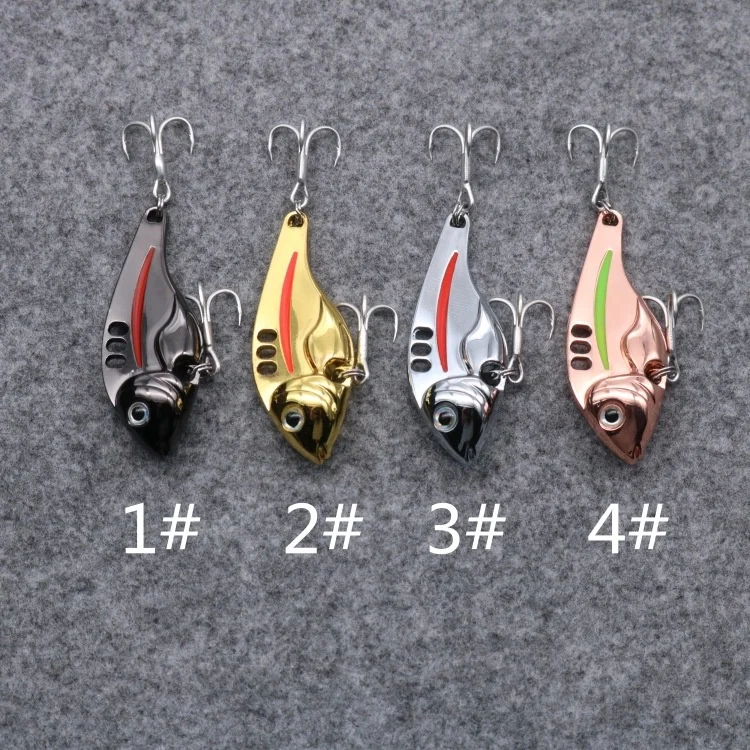 Espressif Lure Dolphin VIB Zinc Alloy Full-Water-Column Bass Bait ABS Pencil Lure - view 2